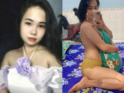 Vợ yêu dâm cằm điện thoại tự quay người chồng nắc mình